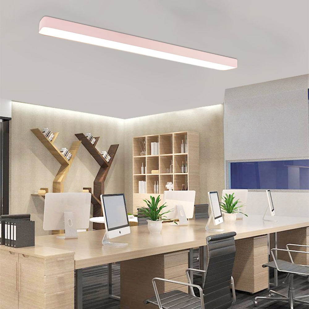Edge Modern Linear Colorful Ceiling Light, Children Bedroom - Cueteks