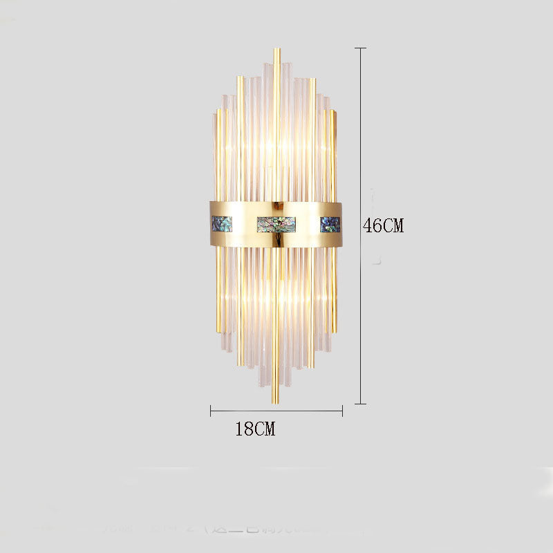 Crystal Wall Lamp Bedside Lamp, ∅18CM Bedroom/Living Room - Cueteks