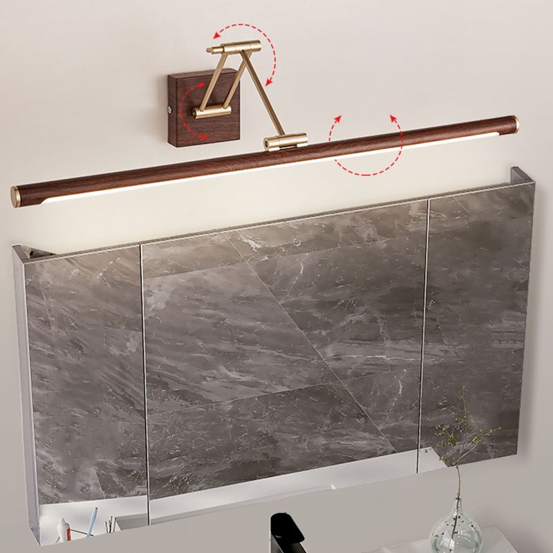 Ozawa Nordic Linear Adjustable Swing Arm Vanity Wall Lamp - Cueteks