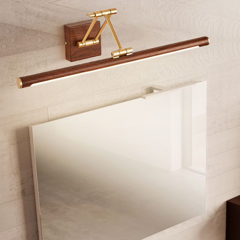 Ozawa Nordic Linear Adjustable Swing Arm Vanity Wall Lamp - Cueteks