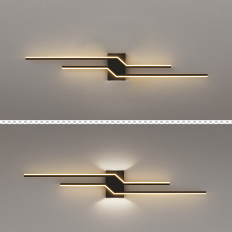 Two Black Alana central-line arrangements