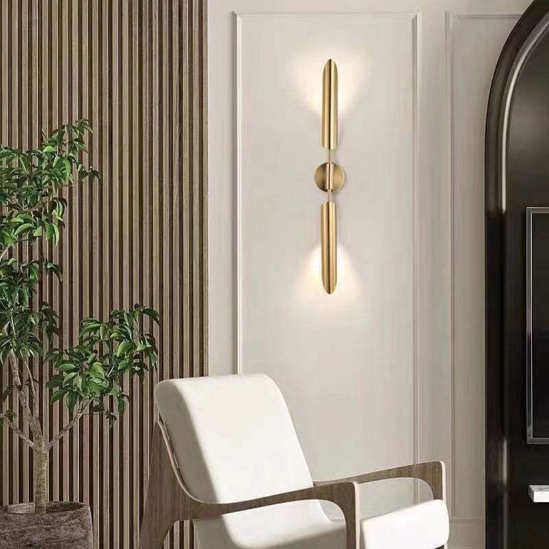 Meza Modern LED Wall Lamp Metal/Glass Warm White Garden/Corridor - Cueteks