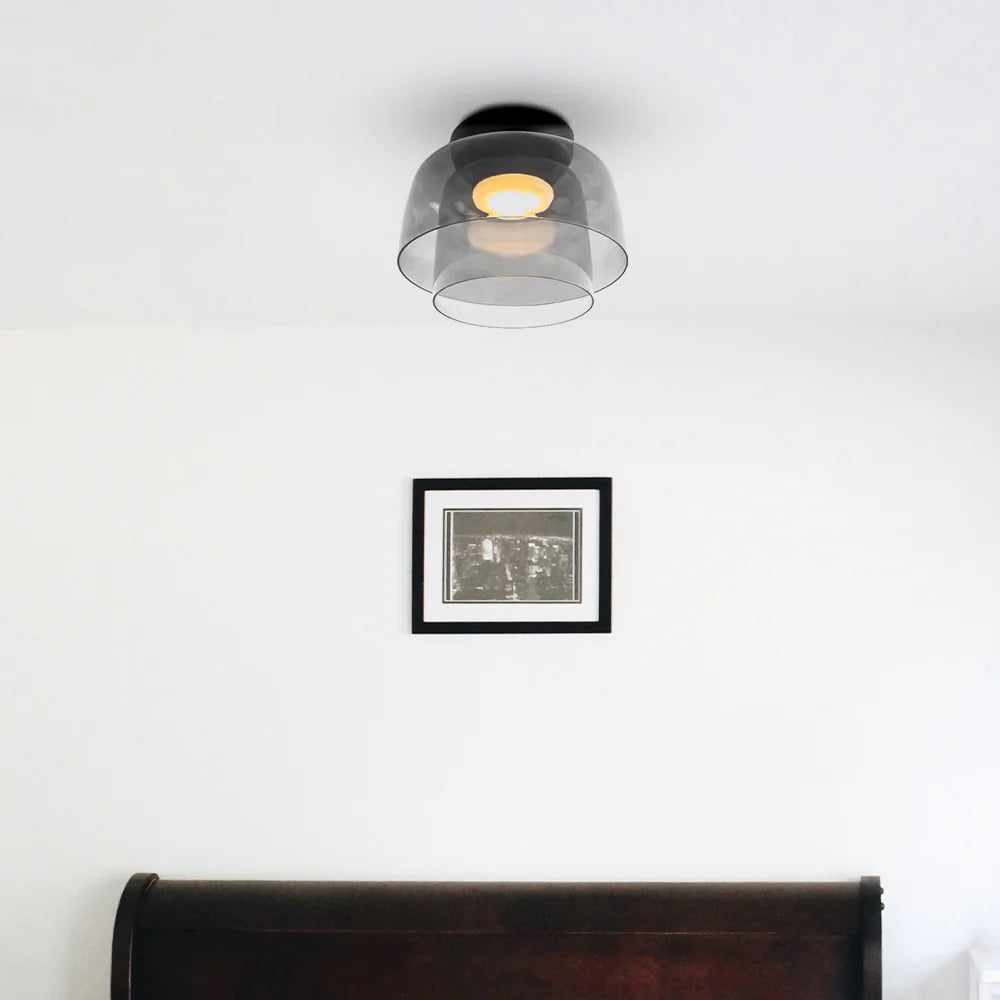 Morandi Modern Simple Creative Glass Flush Mount Ceiling Light - Cueteks