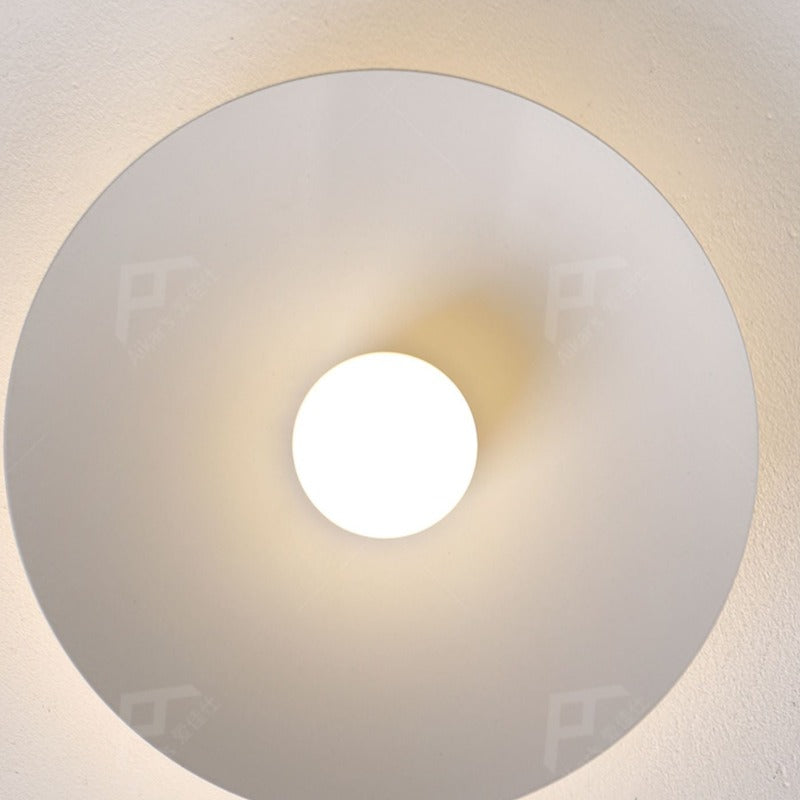 Bella Modern LED Ceiling Light White Red Black Lamp Metal Balcony - Cueteks