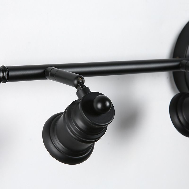 Alessio Modern Bell-shaped Metal Wall Lamp, Black - Cueteks