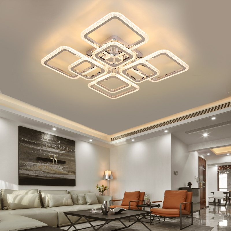 Lacey Modern Square Flush Mount Ceiling Light - Cueteks