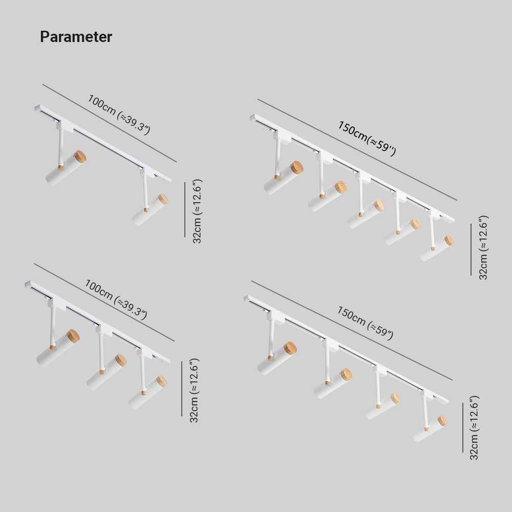 Freja dimension diagram: two and three heads 100 cm, four and five 150 cm, all marked 32 cm vertically