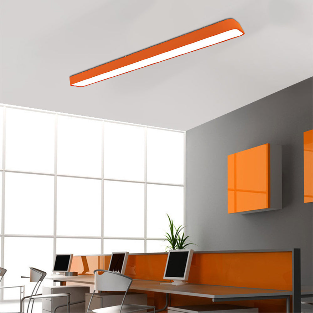 Edge Modern Linear Colorful Ceiling Light, Children Bedroom - Cueteks