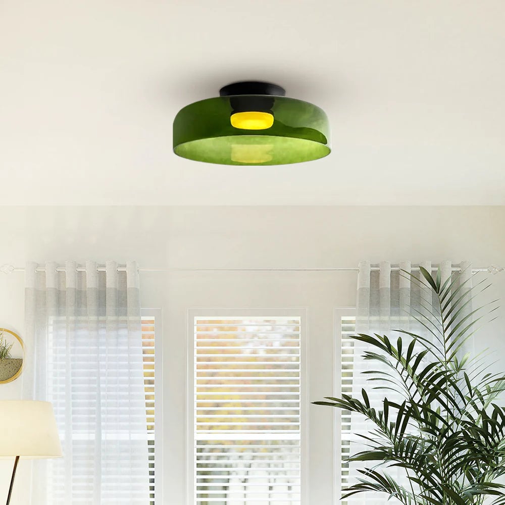 Morandi Modern Simple Creative Glass Flush Mount Ceiling Light - Cueteks