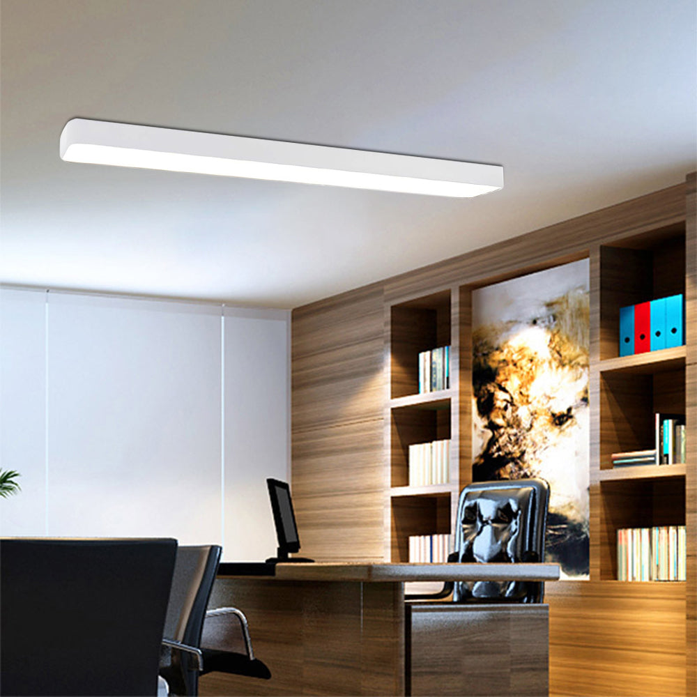 Edge Modern Linear Colorful Ceiling Light, Children Bedroom - Cueteks