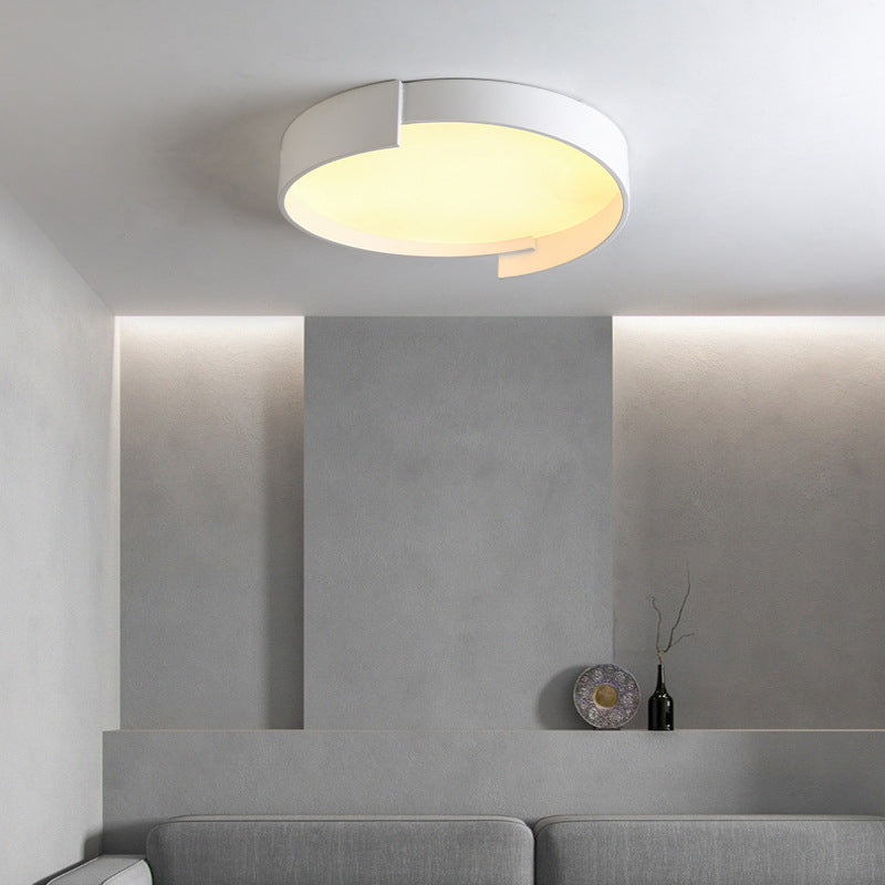 Quinn Modern Round Flush Mount Ceiling Light LED Double Layer - Cueteks