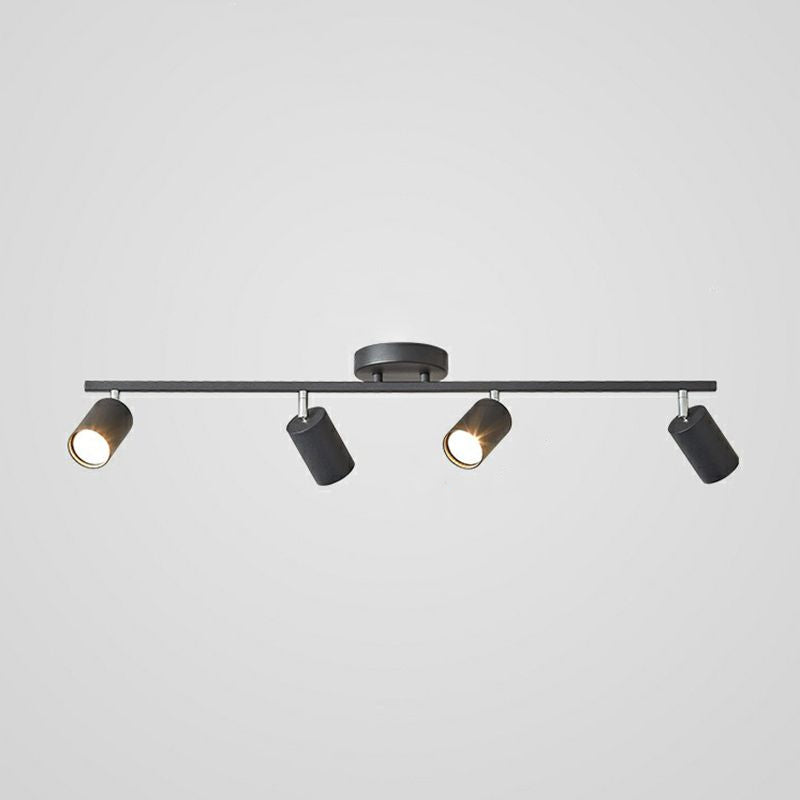 Haney Black Modern Ceiling Light Spotlight Cast, 3 Color, 3/4/5/6 Head - Cueteks