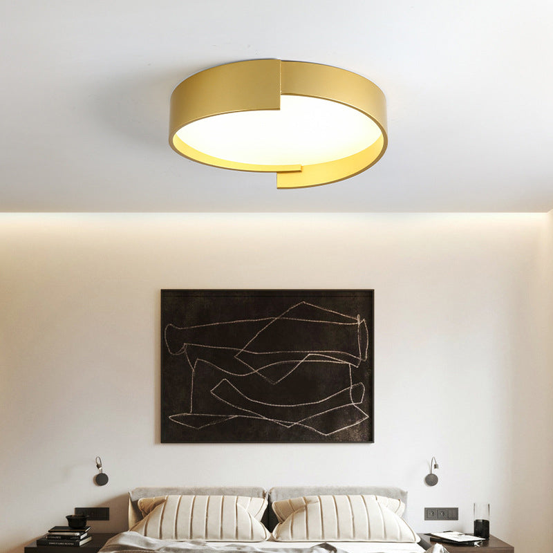 Quinn Modern Round Flush Mount Ceiling Light LED Double Layer - Cueteks