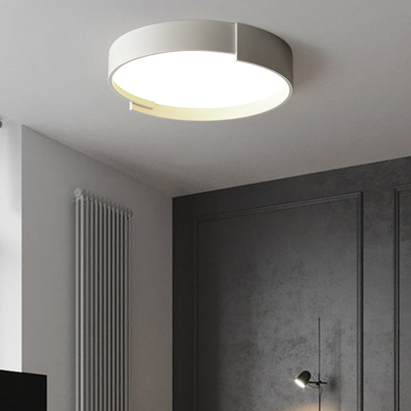 Quinn Modern Round Flush Mount Ceiling Light LED Double Layer - Cueteks