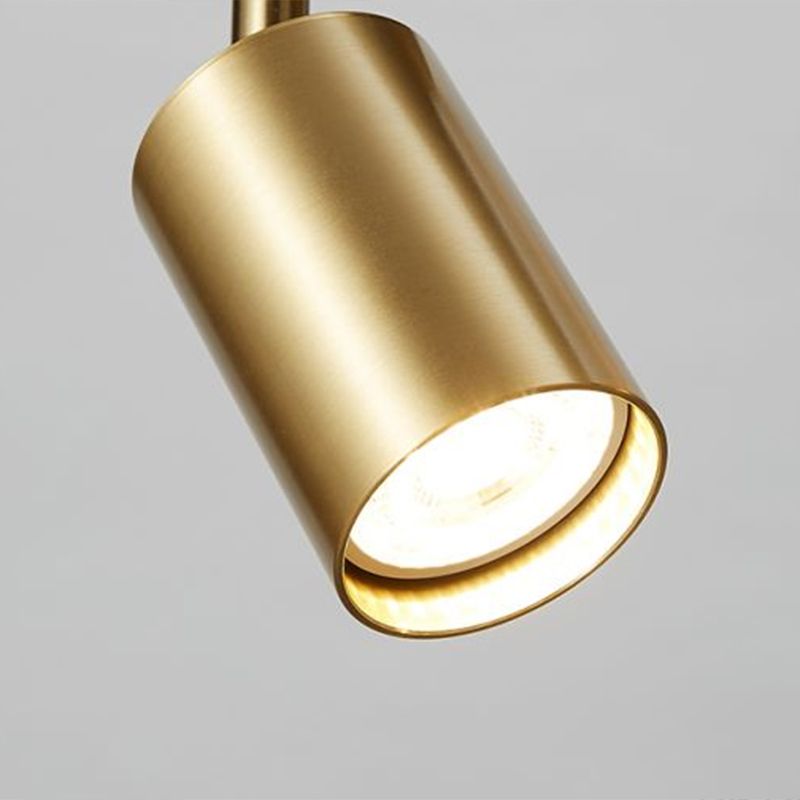 Haney Black Modern Ceiling Light Spotlight Cast, 3 Color, 3/4/5/6 Head - Cueteks