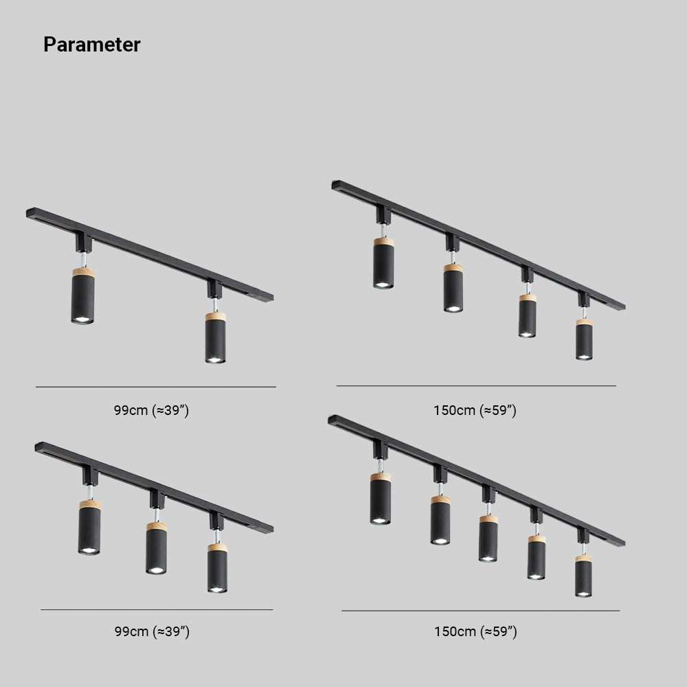 Haney chart showing two- and three-head rails at 99 cm and four- and five-head rails at 150 cm