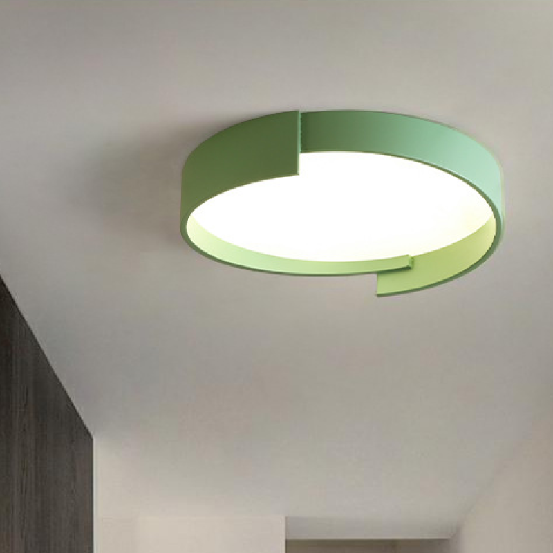 Quinn Modern Round Flush Mount Ceiling Light LED Double Layer - Cueteks