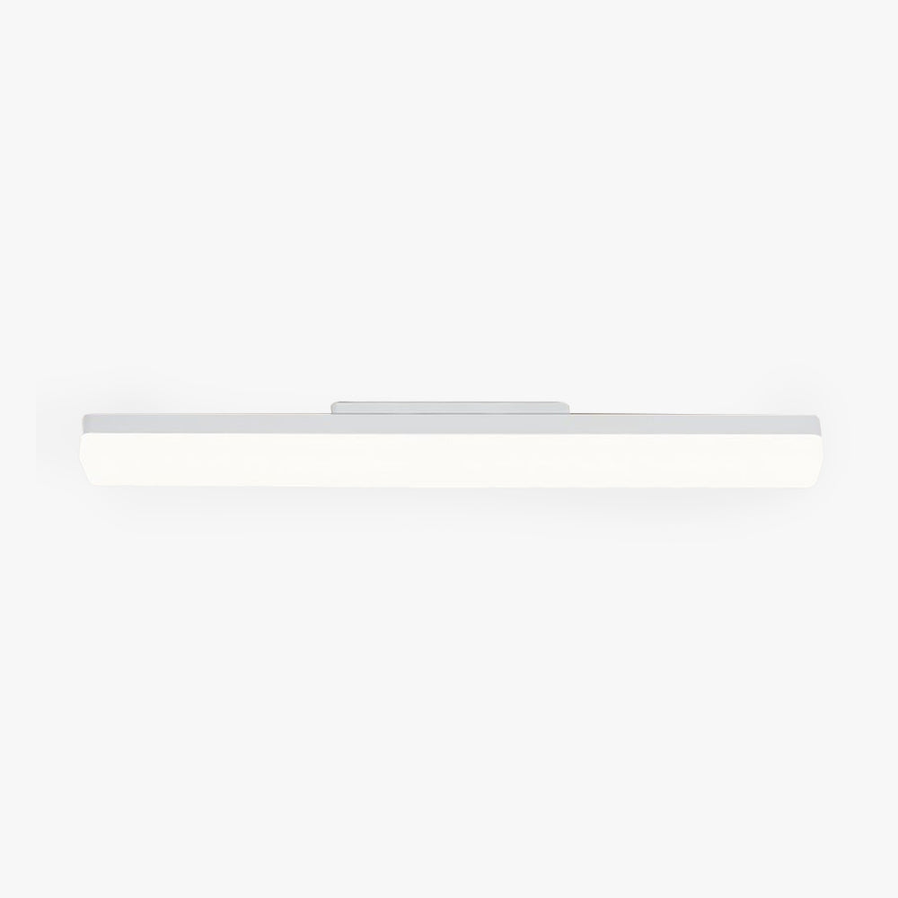 Edge Modern Rectangular Acrylic Modern Wall Lamp, White - Cueteks