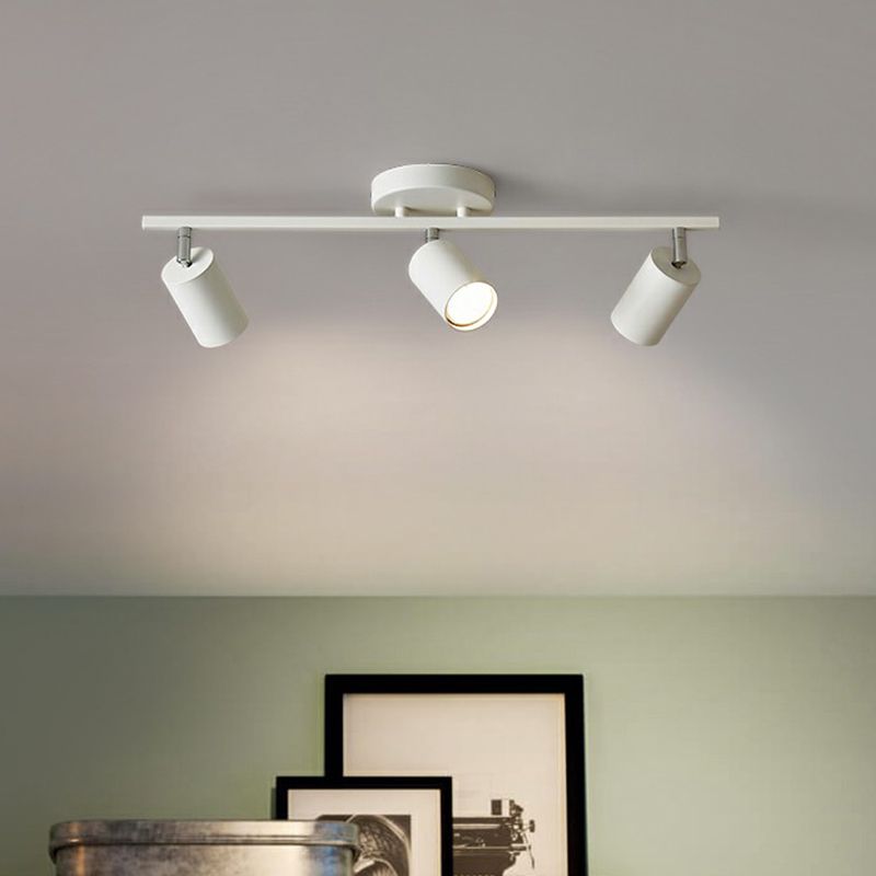 Haney Black Modern Ceiling Light Spotlight Cast, 3 Color, 3/4/5/6 Head - Cueteks