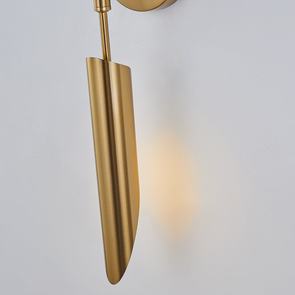 Meza Modern LED Wall Lamp Metal/Glass Warm White Garden/Corridor - Cueteks