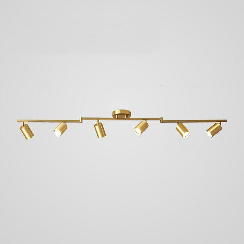 Haney Black Modern Ceiling Light Spotlight Cast, 3 Color, 3/4/5/6 Head - Cueteks
