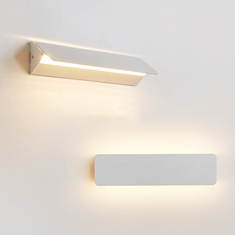 Orr LED Metal Indoor Wall Lamp Rotatable, White - Cueteks