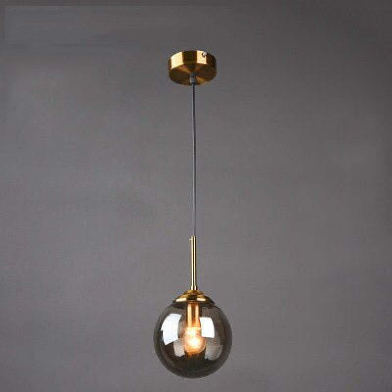 Valentina Designer Bubble Glass Pendant Light Smoke/Clear/Amber - Cueteks