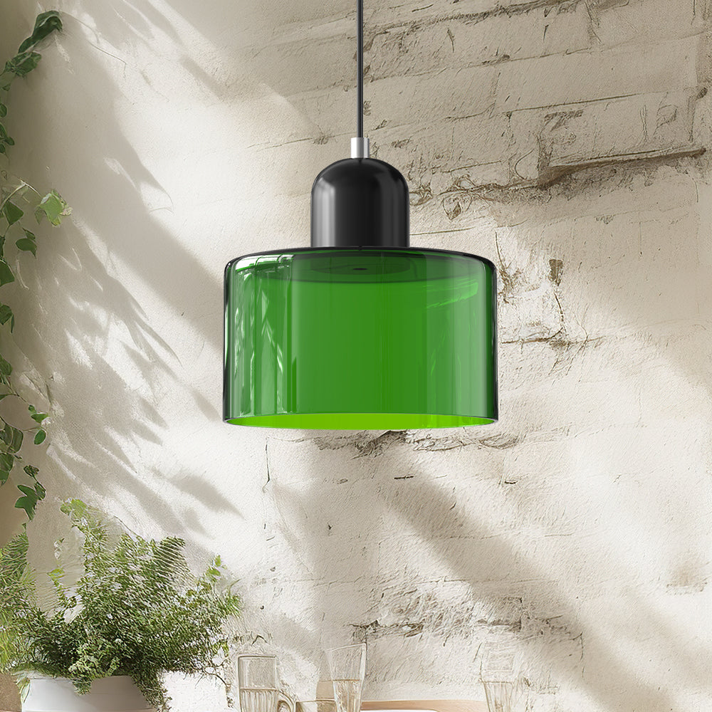 Morandi Modern White Glass Kitchen Island Pendant Light - Cueteks