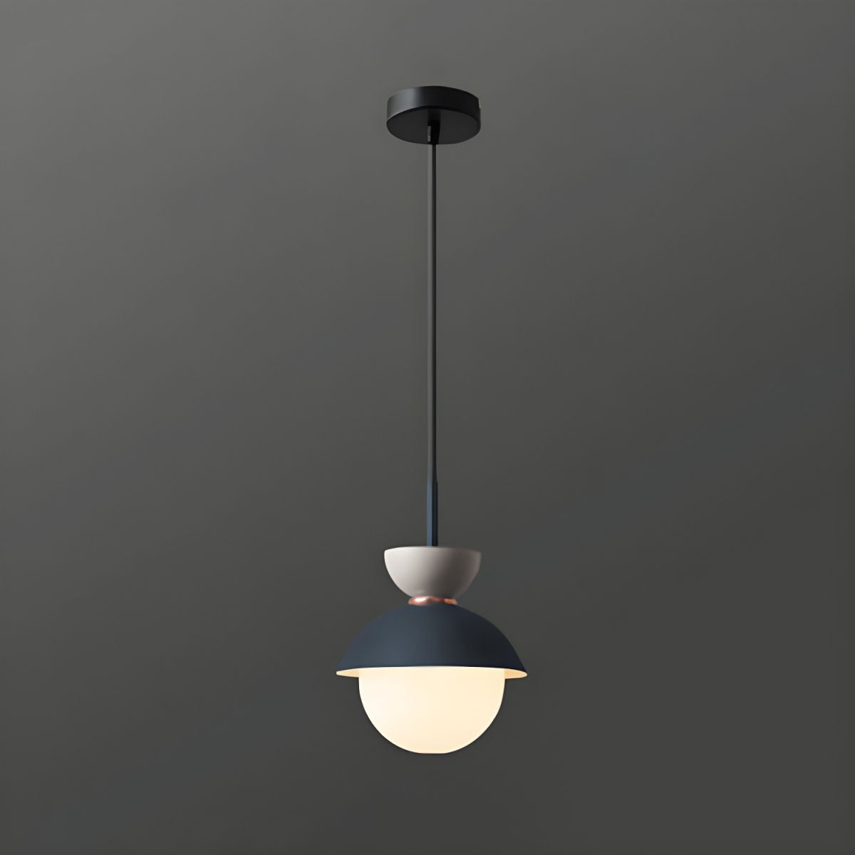 Cairns Nordic Metal Colorful Globe Pendant Light, Bedroom - Cueteks
