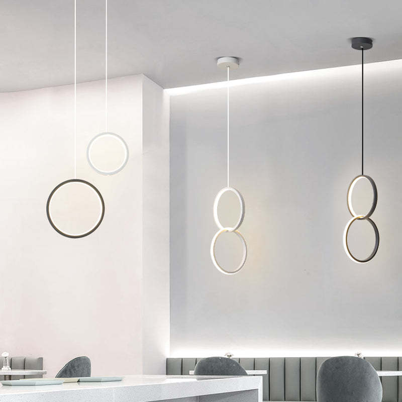 Nyla geometric LED pendant light