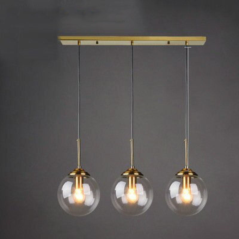 Valentina Designer Bubble Glass Pendant Light Smoke/Clear/Amber - Cueteks