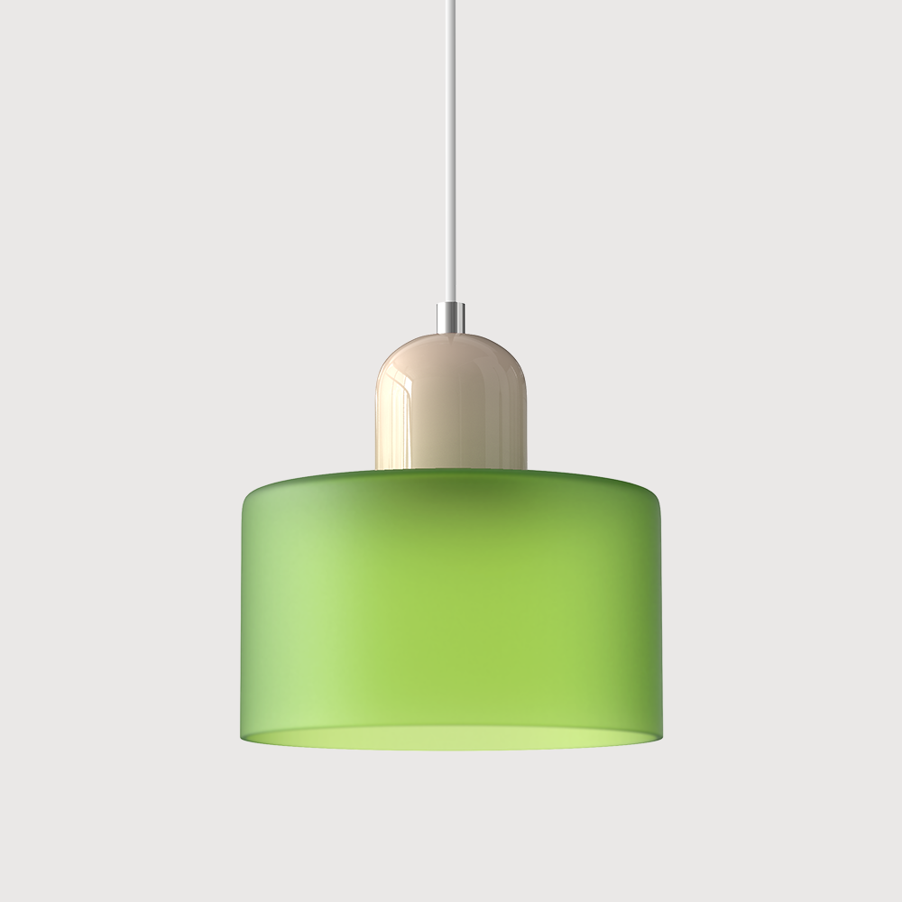 Morandi Modern White Glass Kitchen Island Pendant Light - Cueteks