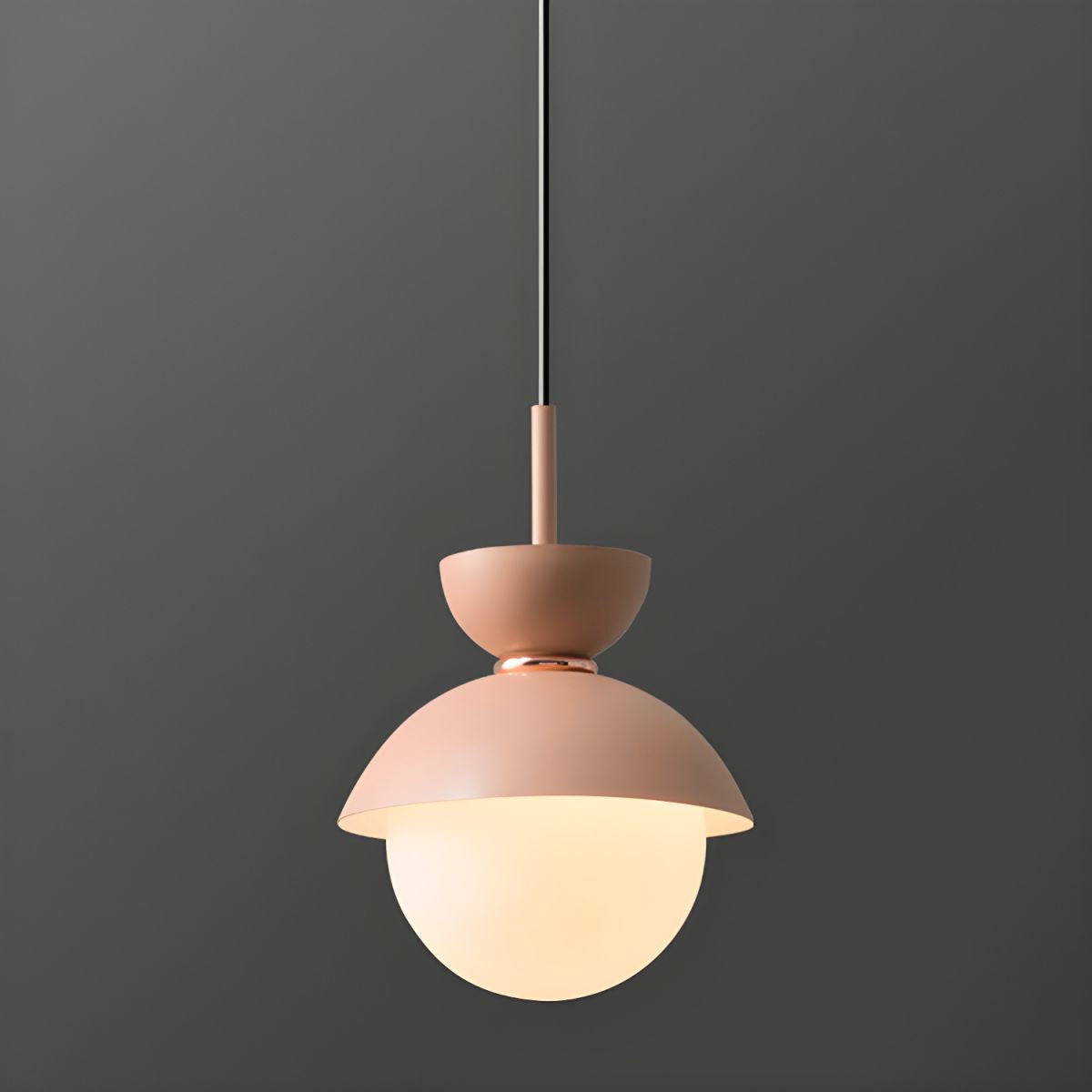 Cairns Nordic Metal Colorful Globe Pendant Light, Bedroom - Cueteks