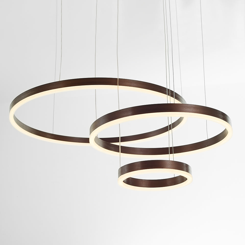 Arisha Modern Pendant Light Tir-Circle Black/Gold/Coffee Metal - Cueteks