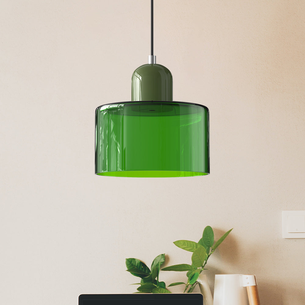 Morandi Modern White Glass Kitchen Island Pendant Light - Cueteks