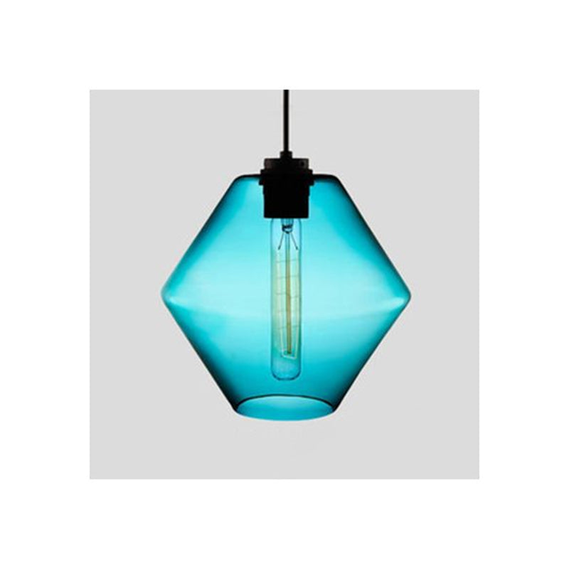 Zaid Modern Art Deco LED Cylindrical Metal/Glass Pendant Light - Cueteks
