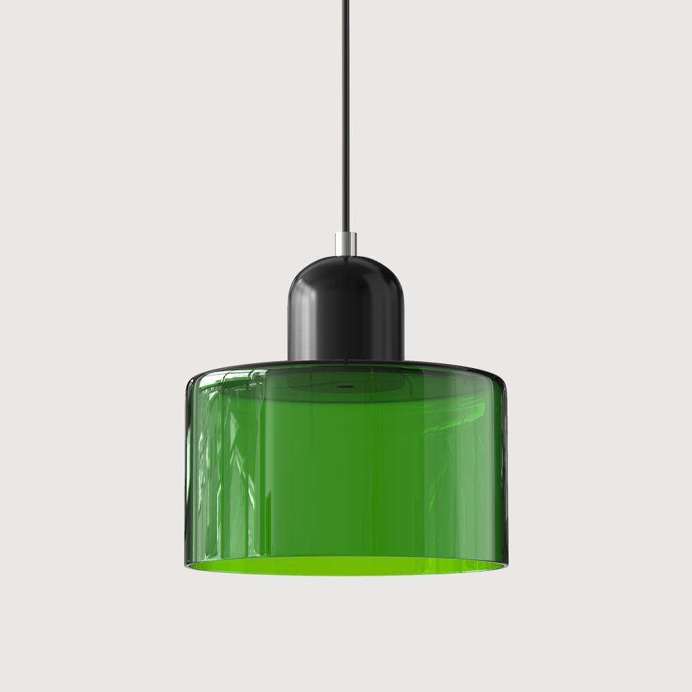 Morandi Modern White Glass Kitchen Island Pendant Light - Cueteks