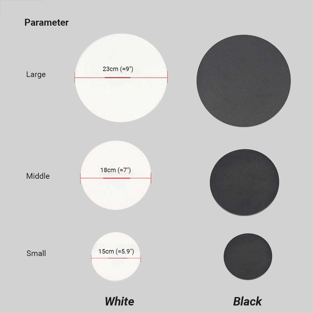 Orr Minimalist Round/Square Outdoor Wall Lamp LED Black/White - Cueteks
