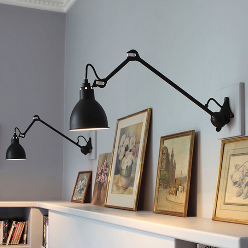 Brady Wall Lamp Modern/Minimalist, Adjustable Metal, 5-color, Living Room - Cueteks