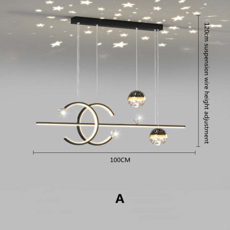 Dark-frame Madina size graphic labelled 100 cm span and 120 cm suspension-wire height adjustment