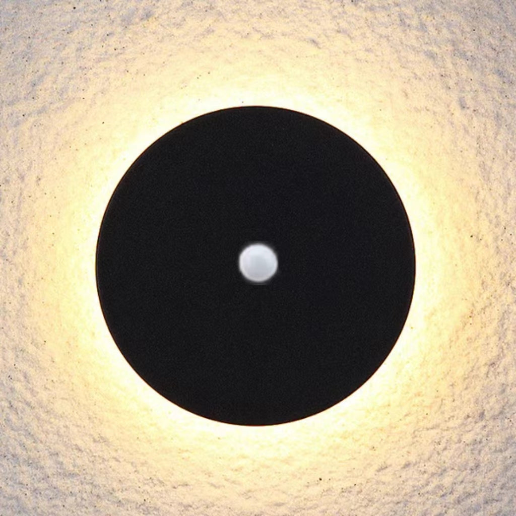 Orr Minimalist Round/Square Outdoor Wall Lamp LED Black/White - Cueteks
