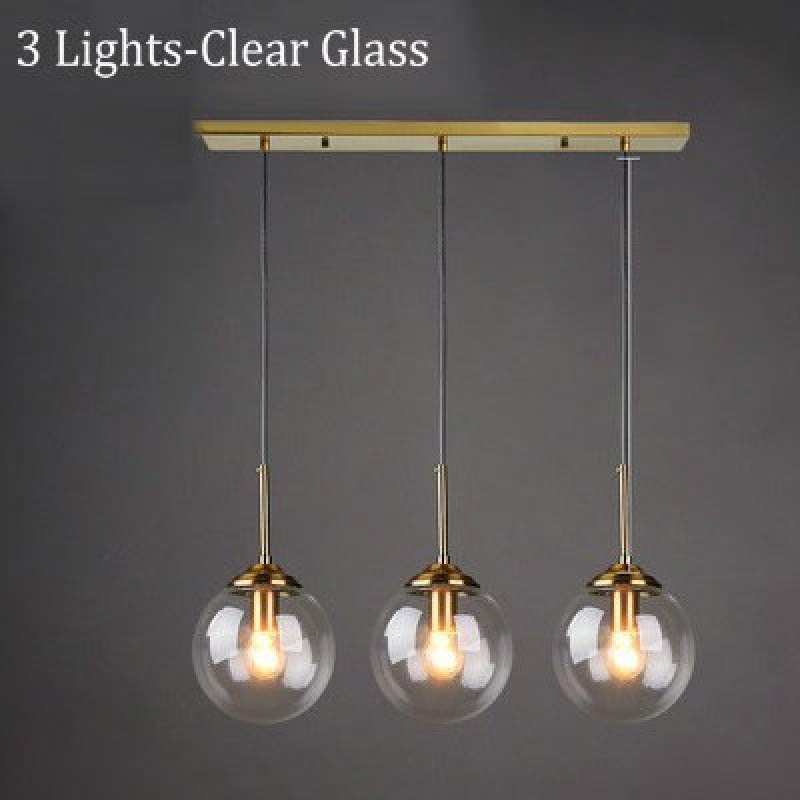 Valentina Designer Bubble Glass Pendant Light Smoke/Clear/Amber - Cueteks
