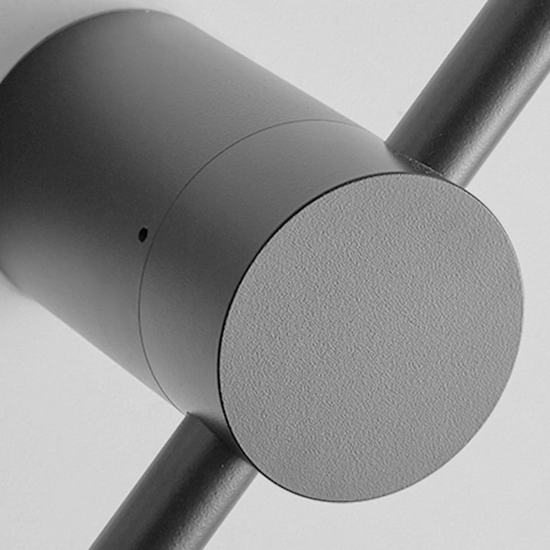 Edge Minimalist Rotatable Linear Outdoor Wall Lamp Black Corridor - Cueteks
