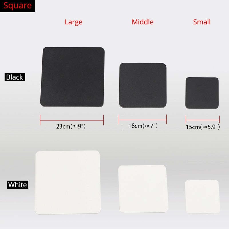 Orr Minimalist Round/Square Outdoor Wall Lamp LED Black/White - Cueteks