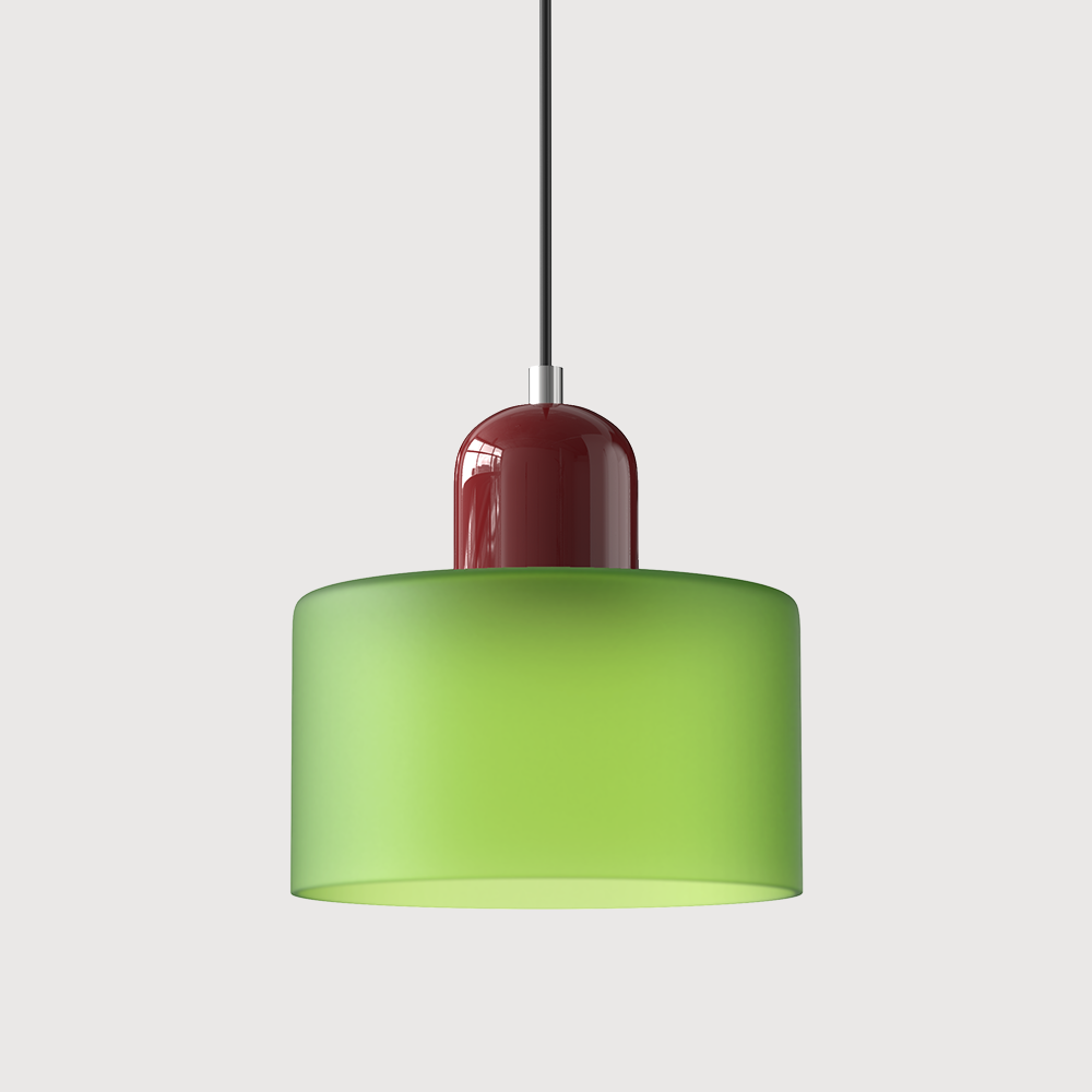 Morandi Modern White Glass Kitchen Island Pendant Light - Cueteks