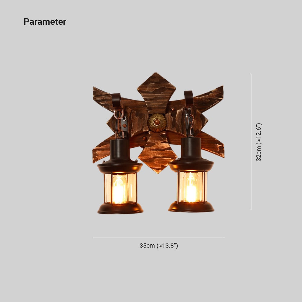 Austin wall-light diagram labels a 35 cm width and 32 cm overall height.