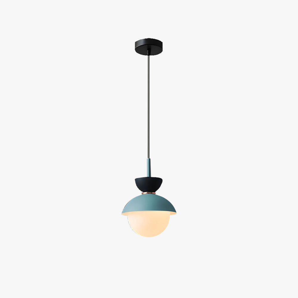 Cairns Nordic Metal Colorful Globe Pendant Light, Bedroom - Cueteks