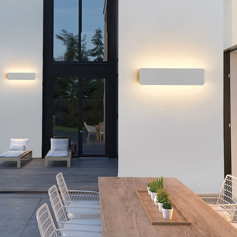 Orr LED Metal Indoor Wall Lamp Rotatable, White - Cueteks