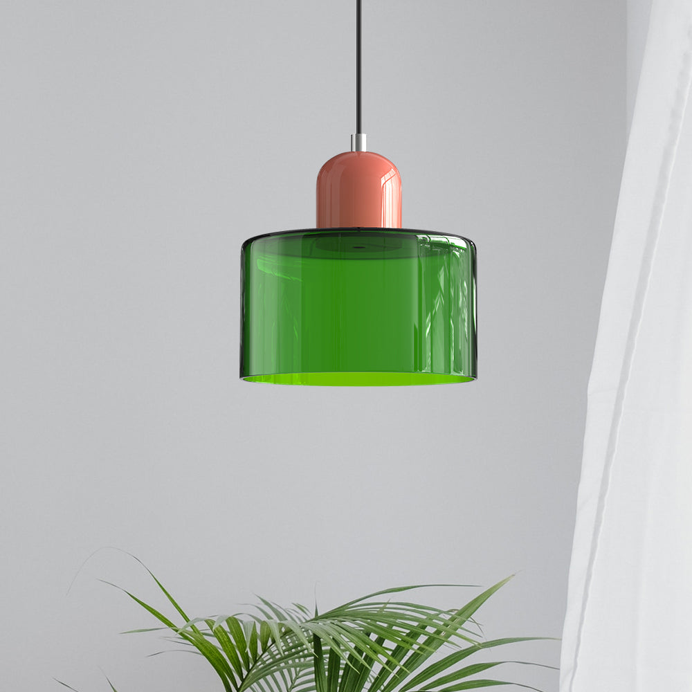 Morandi Modern White Glass Kitchen Island Pendant Light - Cueteks