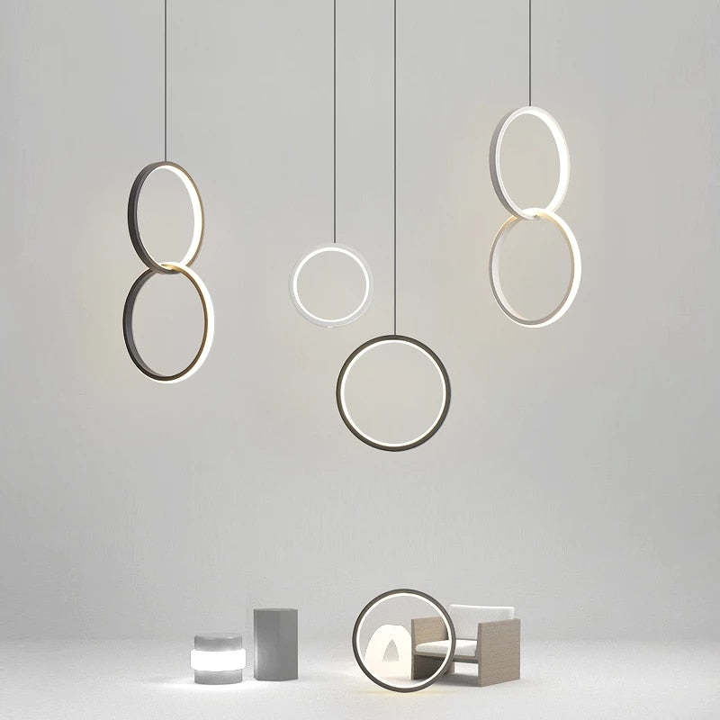 Nyla geometric LED pendant light